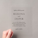 Search for modern simple black and white wedding invitations Elegant
