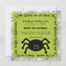 Search for spider square invitations Party