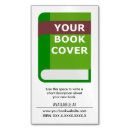 Search for book cover business cards Novelist
