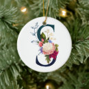 Search for letter s christmas tree decorations Floral
