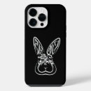 Search for black rabbit iphone cases Black and white