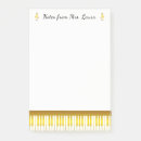 Search for music post it notes Gold