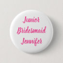 Search for bridesmaid badges Calligraphy