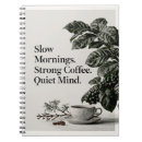 Search for coffee notebooks Typography