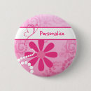 Search for pretty in pinks badges For kids