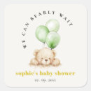 Search for baby shower green stickers Woodland