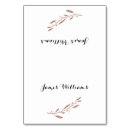 Search for gold foil table cards Floral