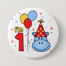 Search for 1st birthday badges Animal