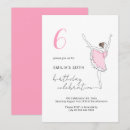 Search for dancer birthday invitations Pink