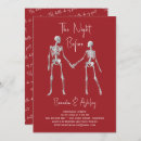 Search for halloween rehearsal dinner invitations Red