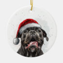 Search for cane corso christmas tree decorations Santa
