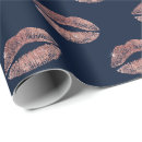 Search for rose gold and navy blue wrapping paper Birthday
