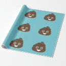 Search for poop emoji wrapping paper Humour