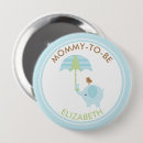 Search for blue elephant badges Mum to be