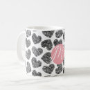 Search for heart monogram mugs Black and white