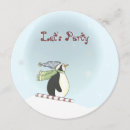 Search for penguin christmas invitations Children