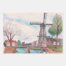 Search for windmill wrapping paper Holland