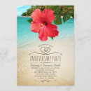 Search for hawaiian anniversary invitations Hibiscus