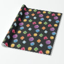 Search for d20 wrapping paper Gamer