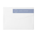 Search for floral monogram return address labels Classy