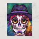 Search for floral skull postcards Flowers