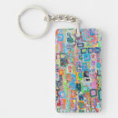 Search for blue block key rings Modern