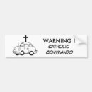 Search for catholic bumper stickers Cross