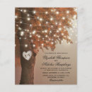 Search for heart tree wedding invitations Autumn