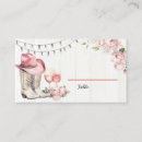 Search for western place cards Bridal shower
