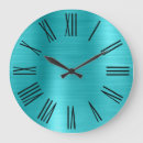 Search for blue roman numerals clocks Black