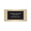 Search for greek key return address labels Elegant