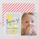 Search for lemonade birthday invitations Girl