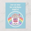 Search for popcorn invitations Kawaii