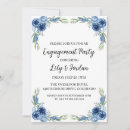Search for navy blue engagement party invitations Gold