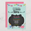 Search for slime invitations Pink