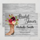 Search for western bridal shower invitations Wood