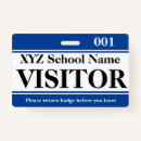 Search for visitor id badges Identification
