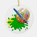 Search for paint palette christmas tree decorations Colourful