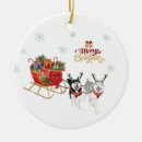 Search for dog sled christmas tree decorations Husky