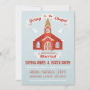 Search for chapel wedding invitations Red