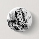 Search for mad badges Alice in wonderland