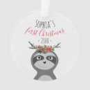 Search for sloth christmas tree decorations Xmas