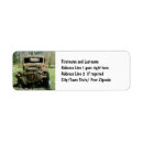 Search for old car return address labels Antique