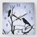 Search for black bird silhouette art Raven