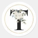 Search for letter t monogram stickers Simple