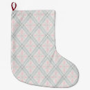 Search for pink and green christmas stockings Pastel