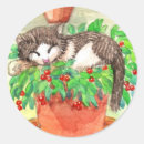 Search for sleepy cat stickers Kitty