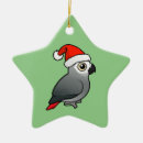 Search for african grey parrot christmas tree decorations Cute