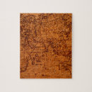 Search for continents puzzles Vintage