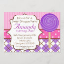 Search for sweet shoppe party invitations Children